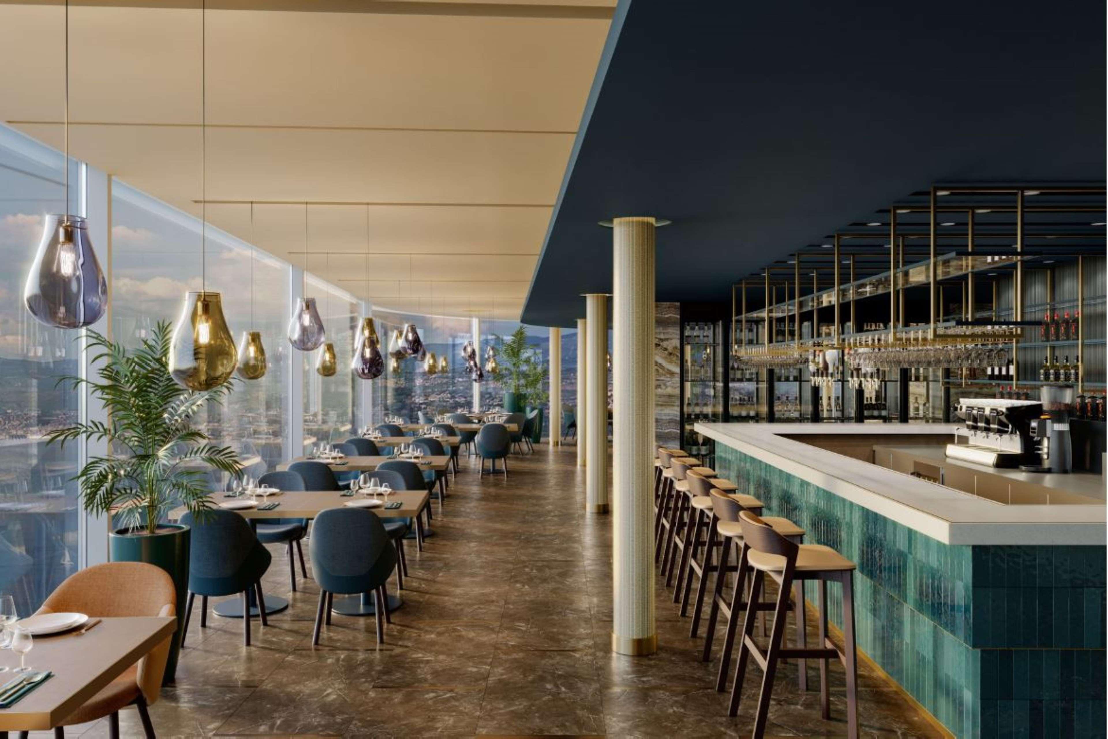 Hilton Rijeka Costabella Beach Resort And Spa Eksteriør billede The restaurant